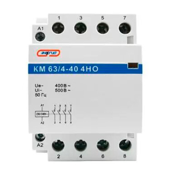 Модульный контактор КМ63/4P 40A 4НО Энергия - Электрика, НВА - Коммутационное оборудование - Контакторы - магазин электрооборудования amperomvolt.ru